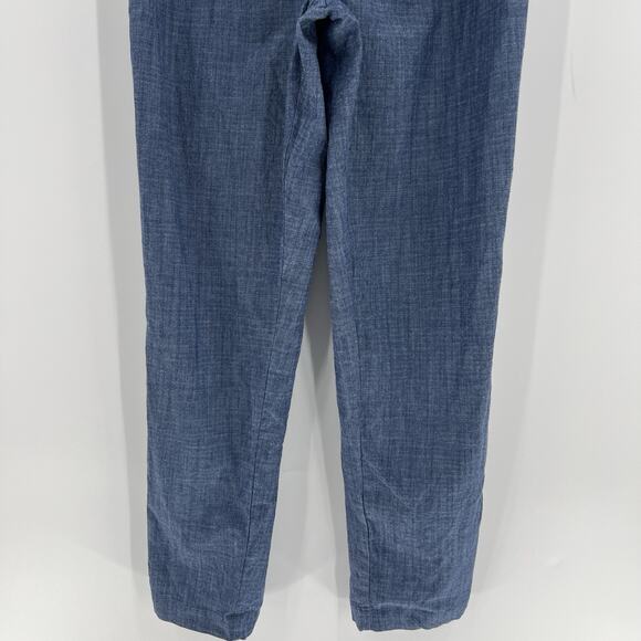 The Nines By Hatch Button Chambray Denim Jumpsuit Maternity Women’s Size Small - Picture 6 of 11